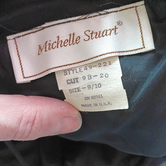 SZ S 90S MICHELLE STUART LIL COCKTAIL DRESS - Picture 5 of 5